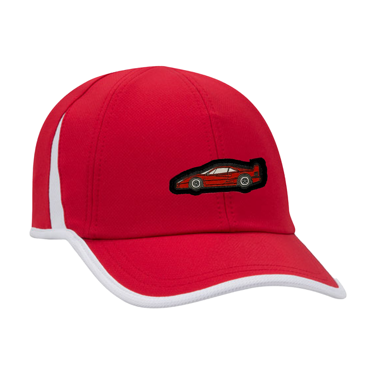40 SPORT PATCH HAT RED/WHITE