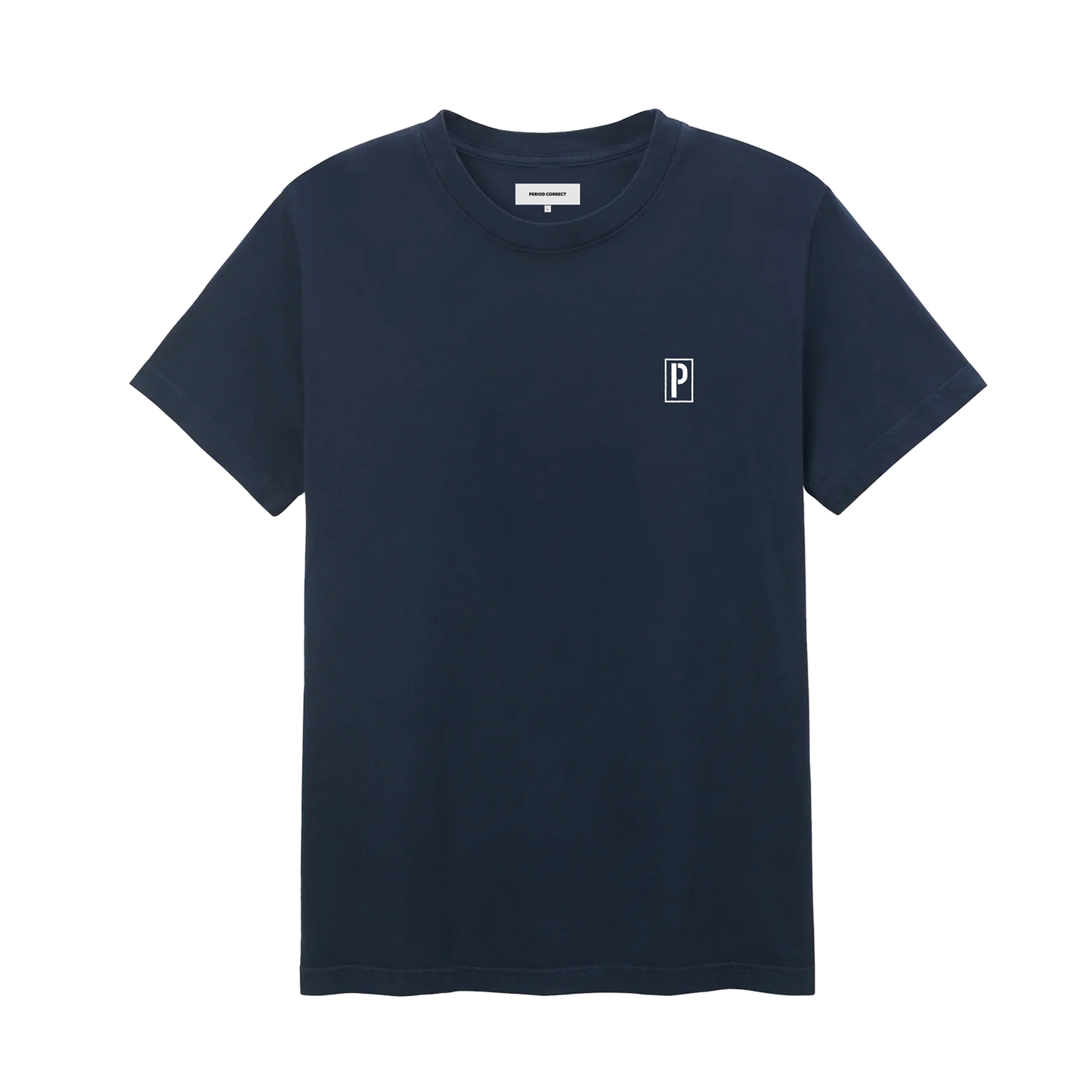 STENCIL P TEE NAVY