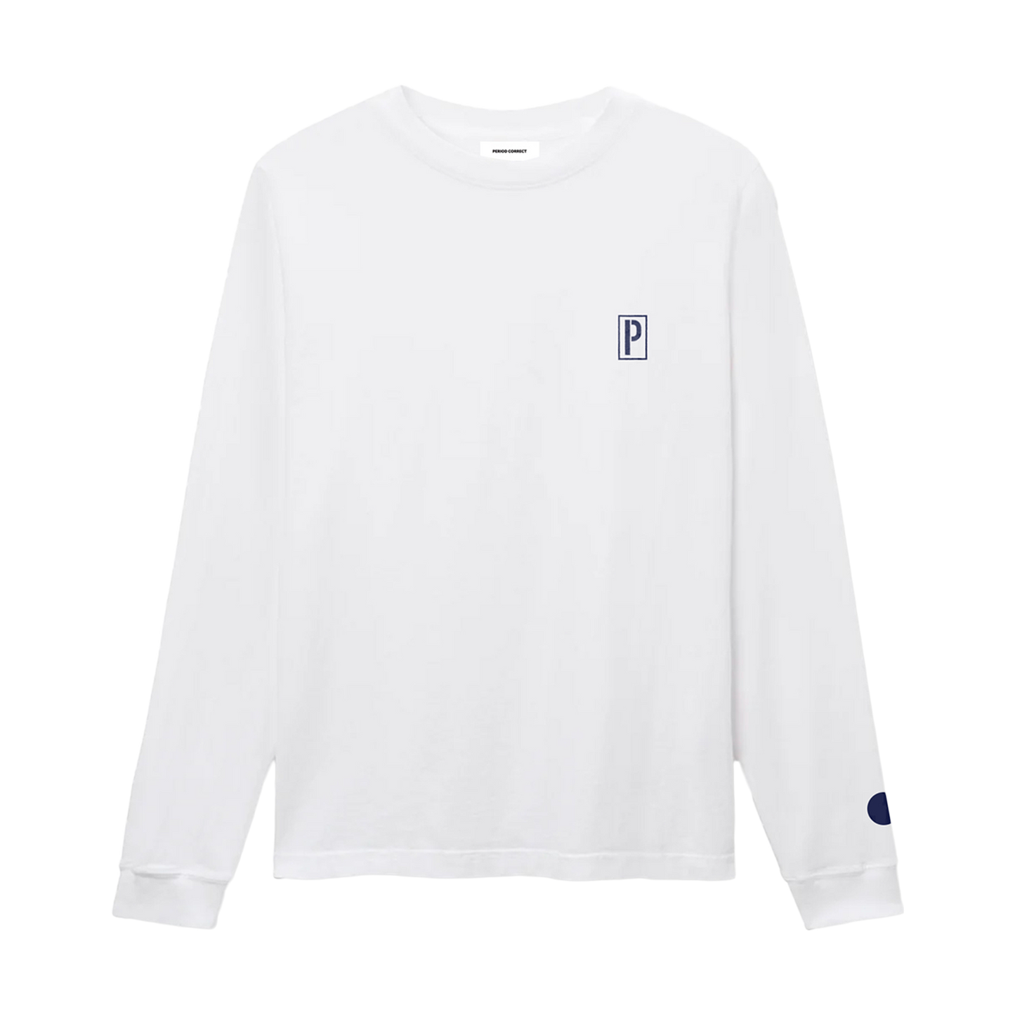 STENCIL P L/S TEE WHITE