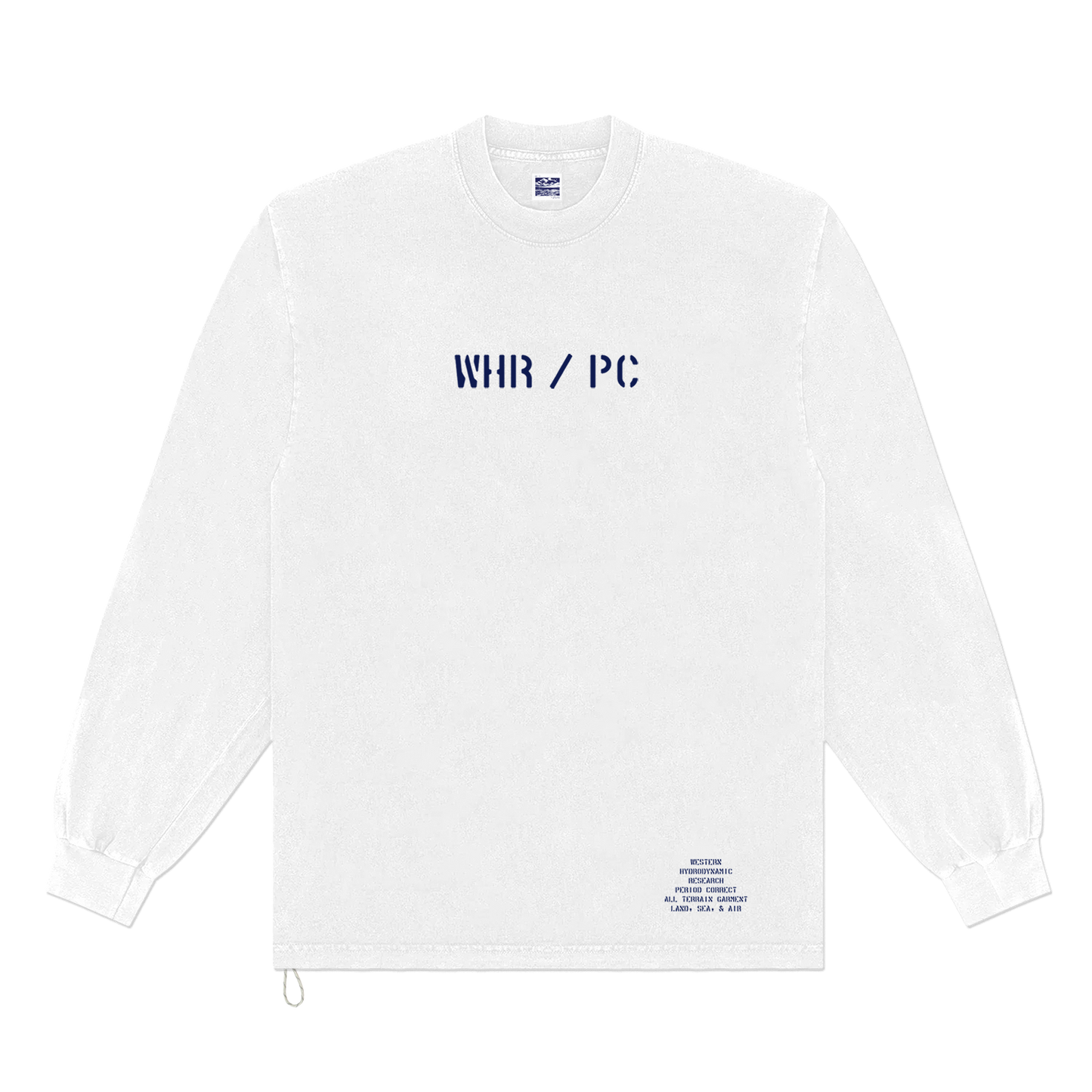 P.C. x WHR L/S TEE WHITE
