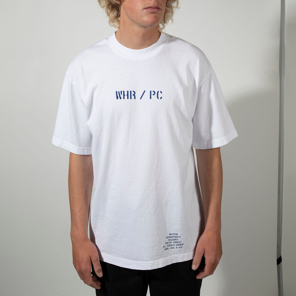 P.C. x WHR TEE WHITE