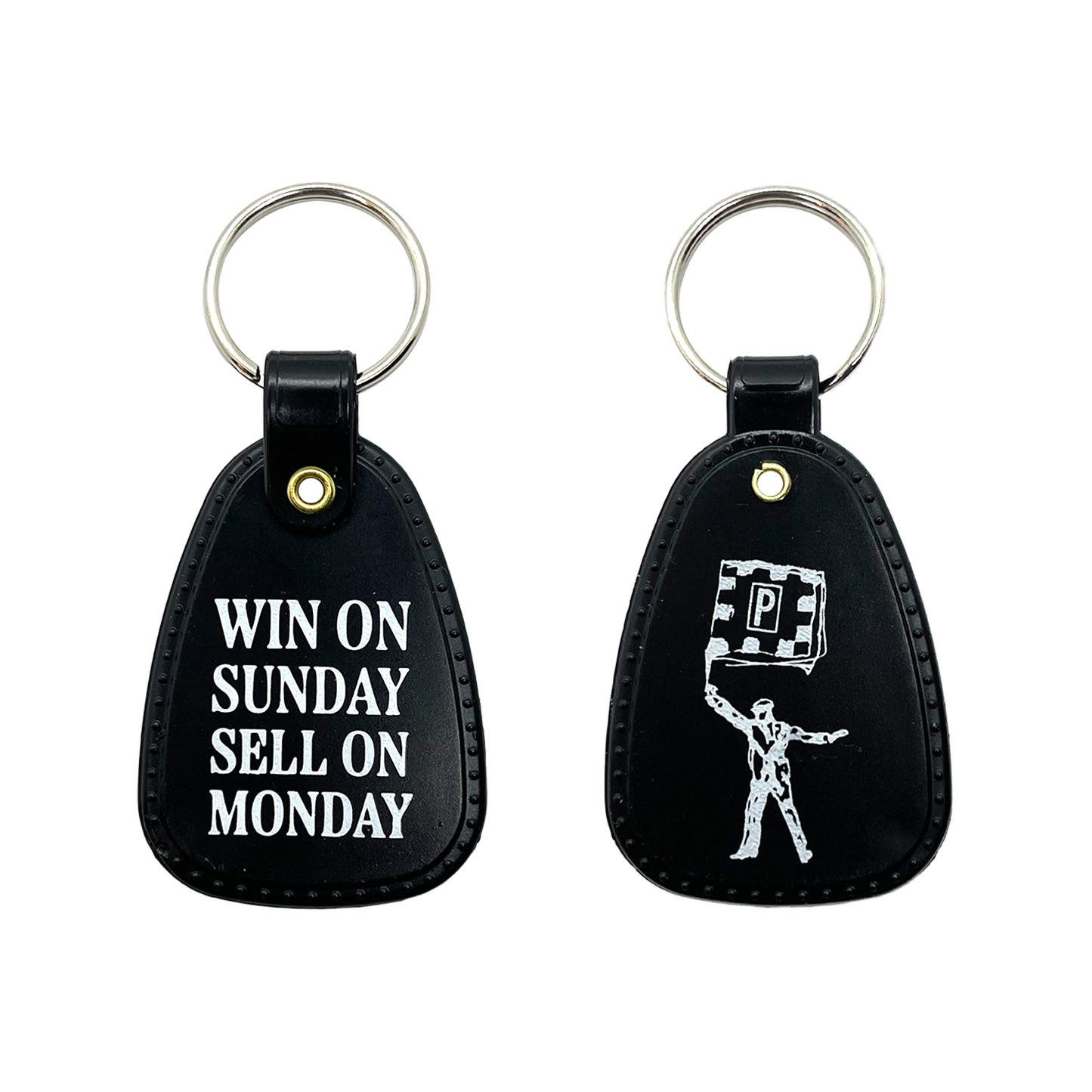 WIN ON SUNDAY KEYCHAIN