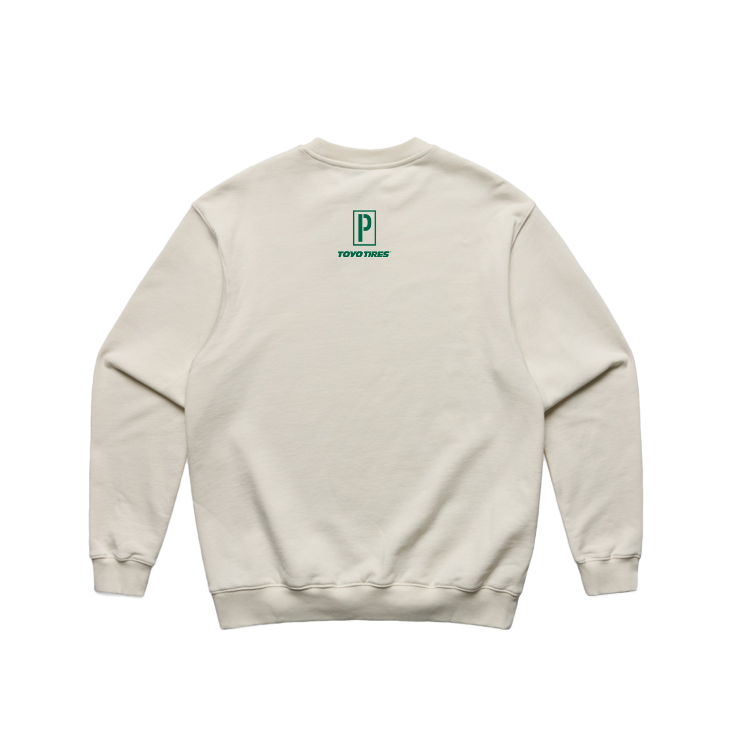 P.C. X TOYO TIRES ALL TERRAIN CREWNECK CREAM