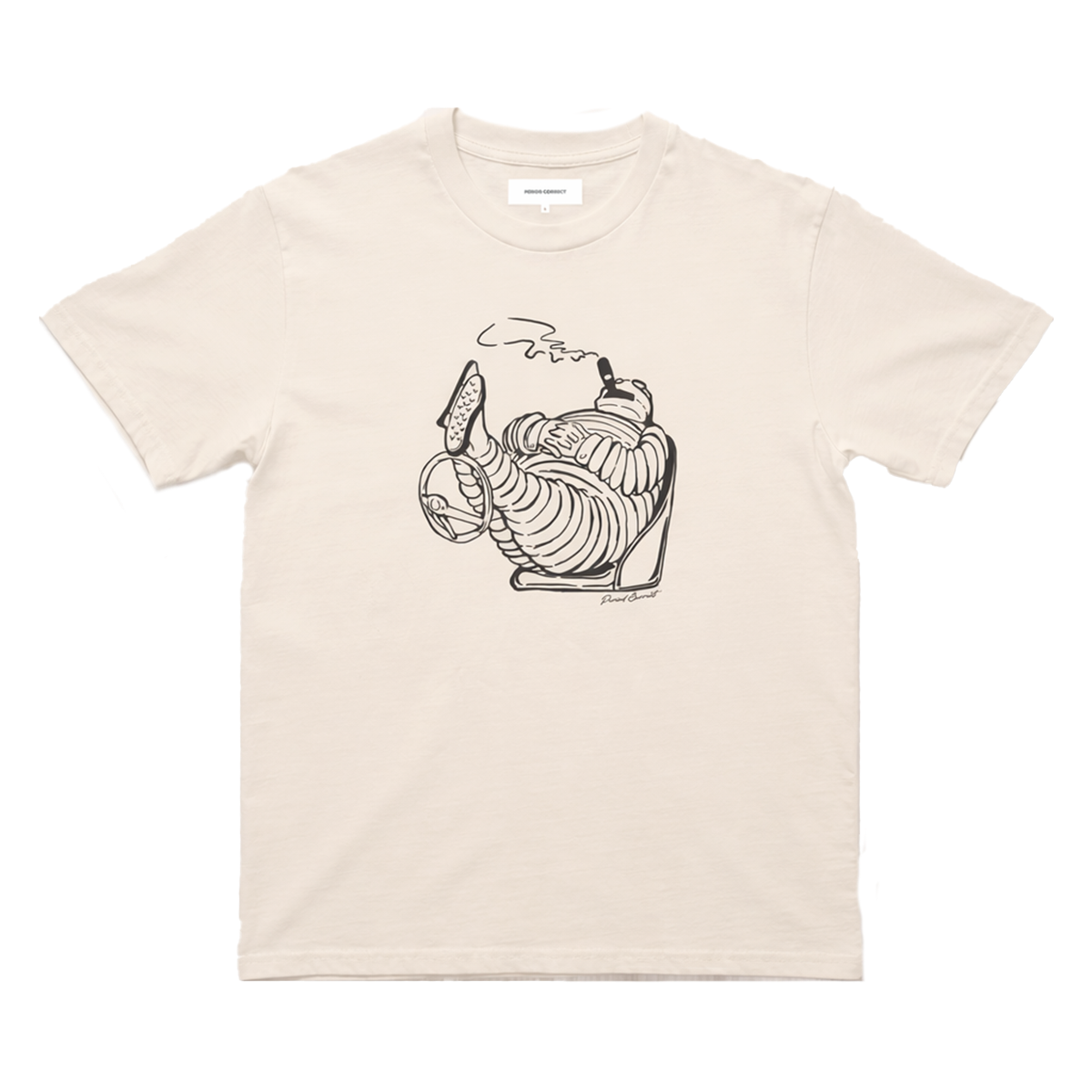 TYRED TEE IVORY