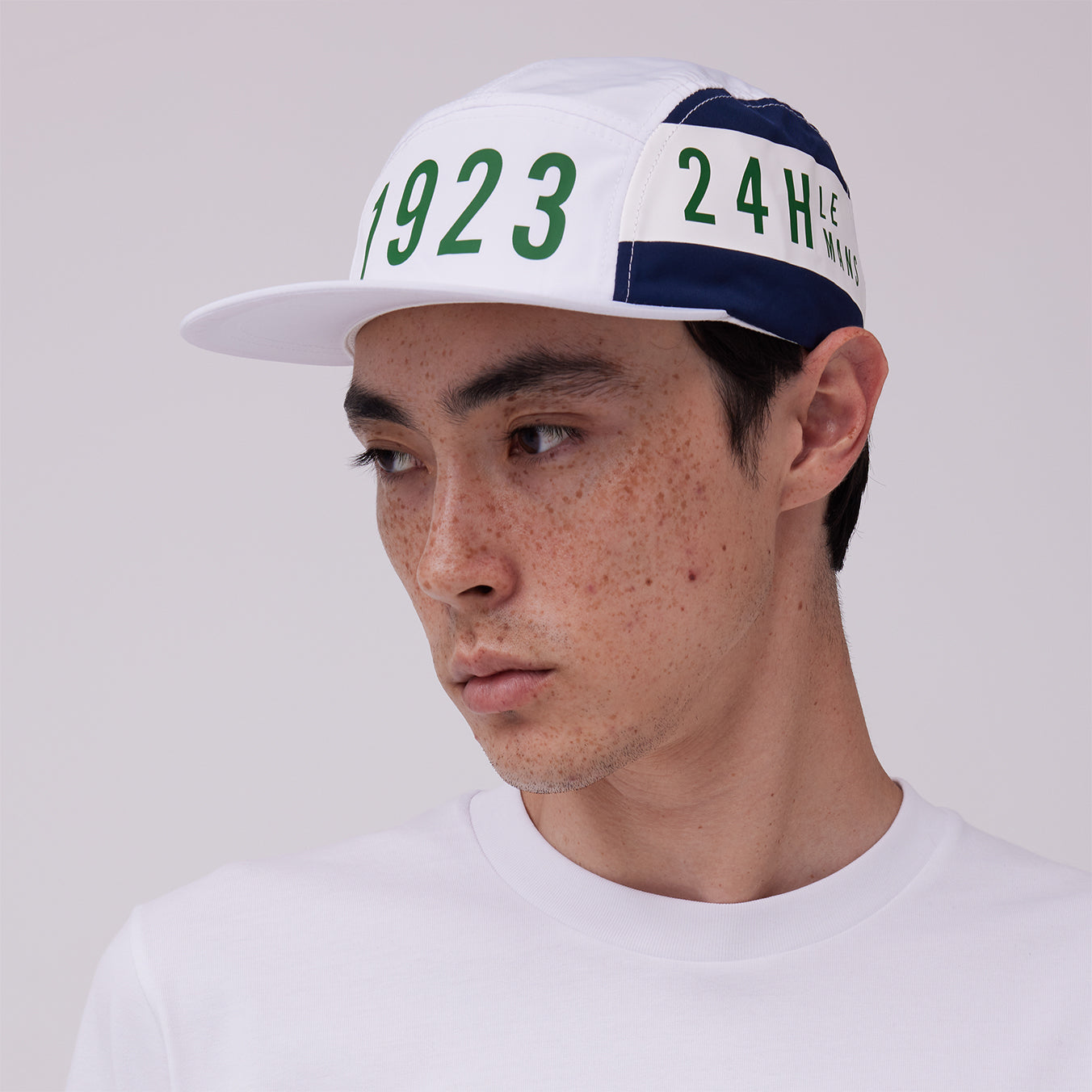 P.C. x 24H 5-PANEL NYLON HAT GREEN / NAVY