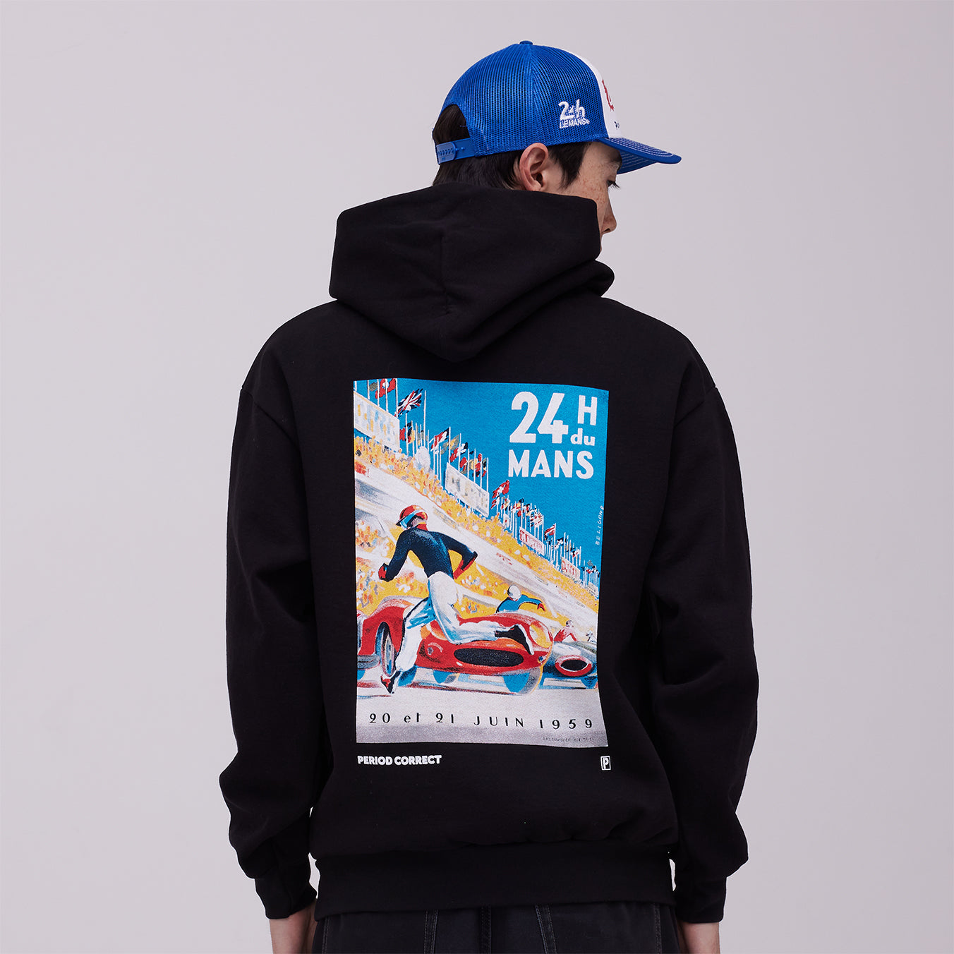 P.C. x 24H LE MANS 1959 POSTER HOODIE