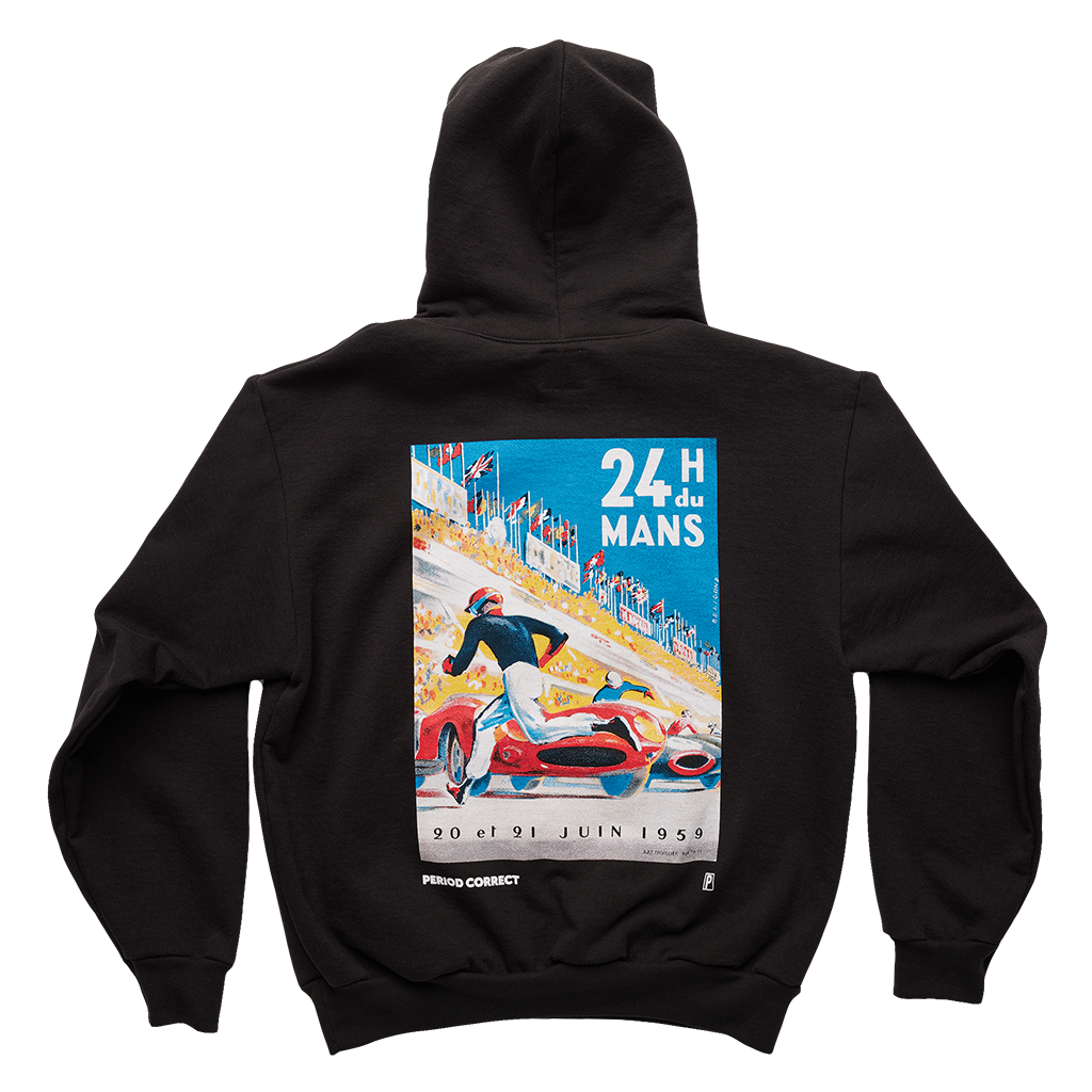 P.C. x 24H LE MANS 1959 POSTER HOODIE