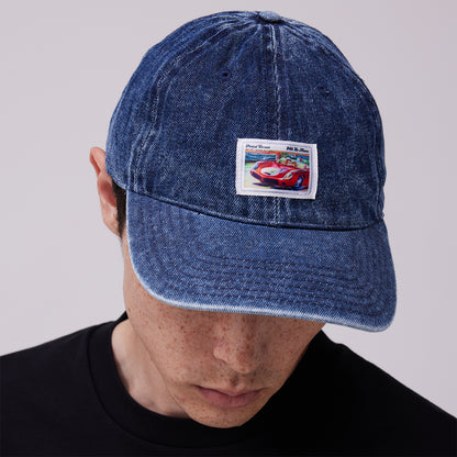 P.C. x 24H 1962 STAMP LABEL DENIM HAT