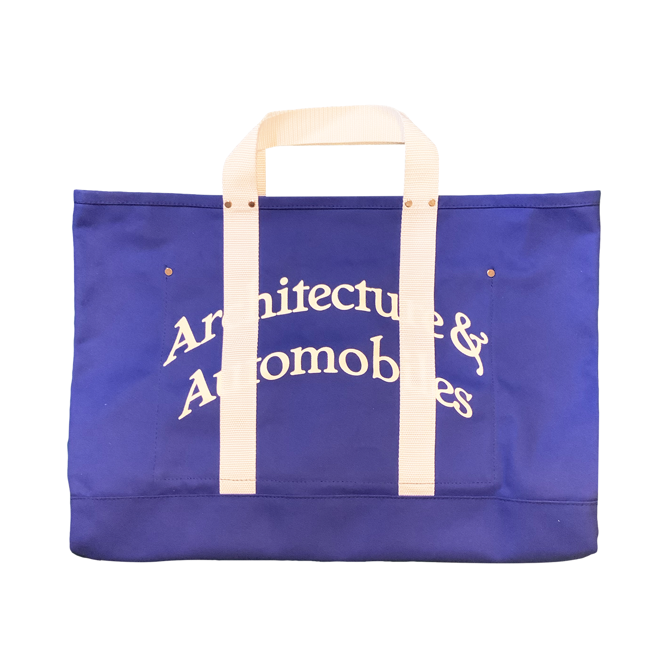 ARCHITECTURE & AUTOMOBILES XXL TOTE BLUE