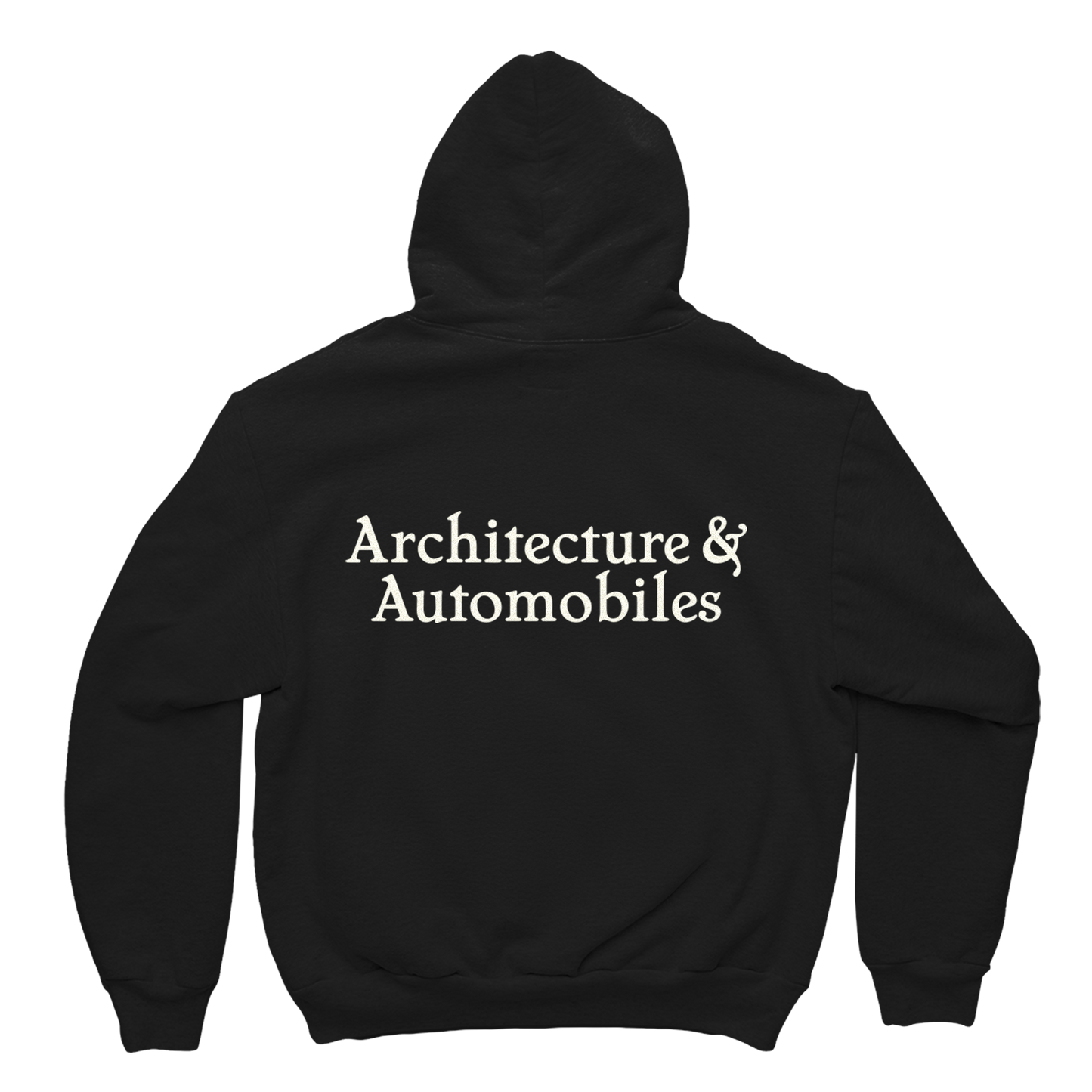 ARCHITECTURE & AUTOMOBILES HOODIE BLACK