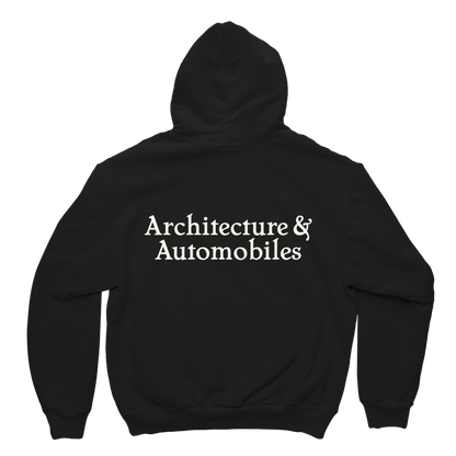 ARCHITECTURE & AUTOMOBILES HOODIE BLACK