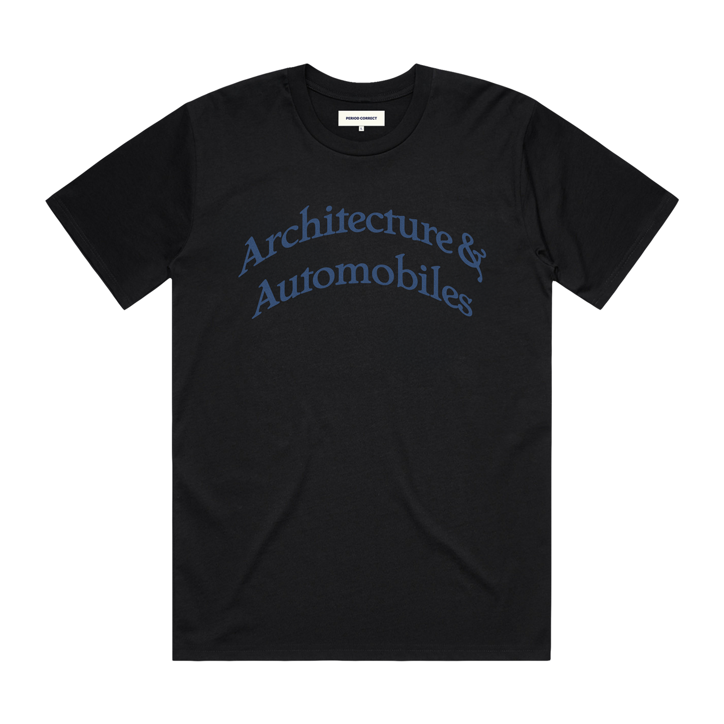 ARCHITECTURE & AUTOMOBILES TEE BLACK