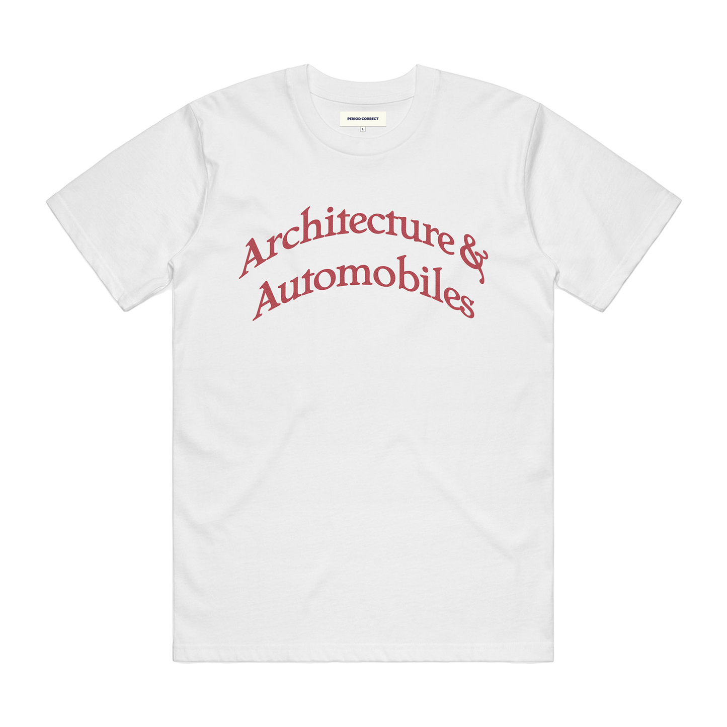 ARCHITECTURE & AUTOMOBILES TEE WHITE