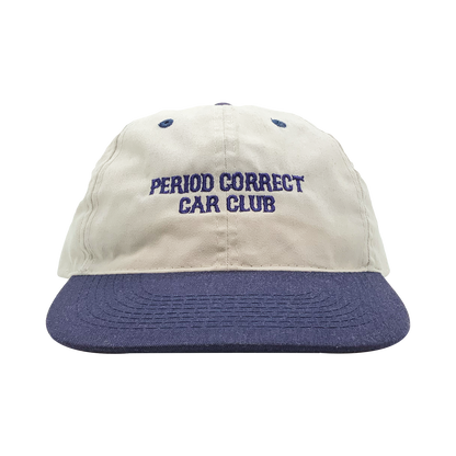 P.C. CAR CLUB HAT SILVER/NAVY