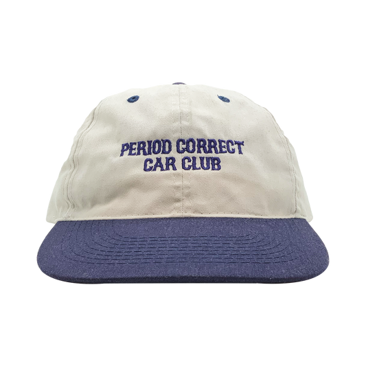 P.C. CAR CLUB HAT SILVER/NAVY
