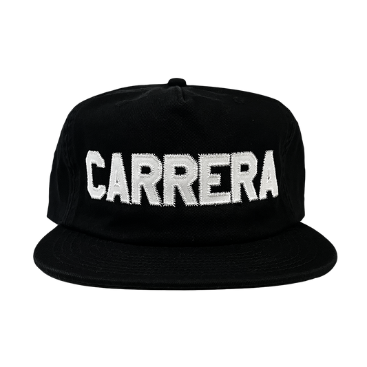 CARRERA APPLIQUE MID-PROFILE HAT BLACK