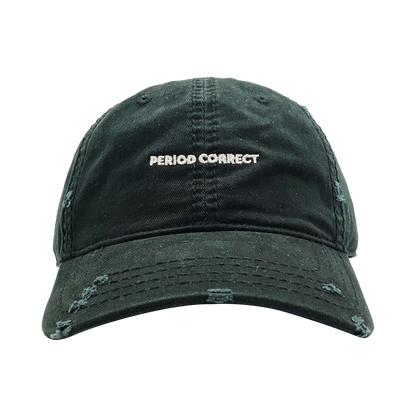 CORE LOGO DISTRESSED HAT BLACK
