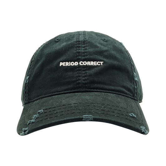 CORE LOGO DISTRESSED HAT BLACK