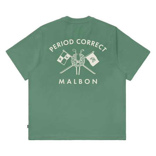 CREST POCKET TEE GREEN