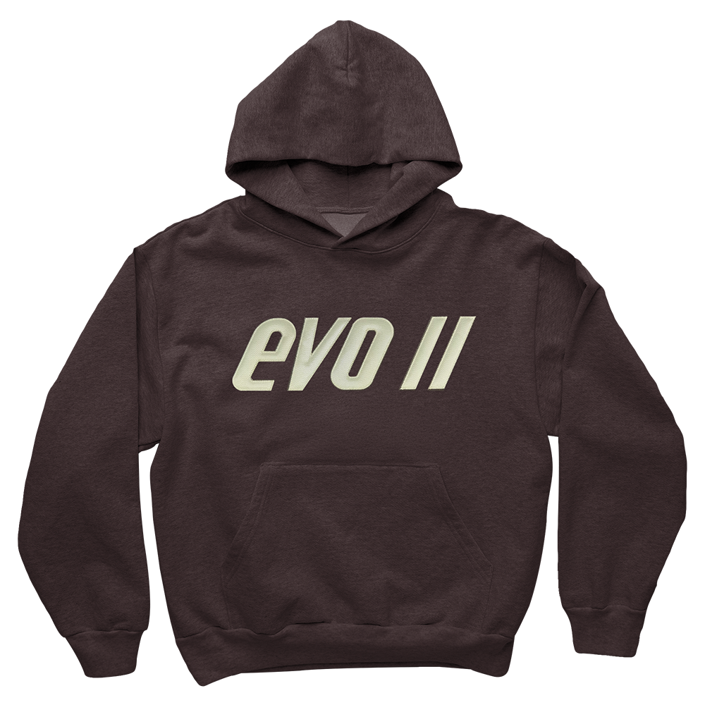 EVO II APPLIQUE HOODIE DARK GRAY