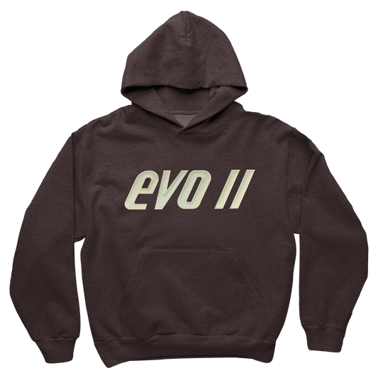 EVO II APPLIQUE HOODIE DARK GRAY