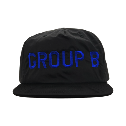 GROUP B NYLON CAP BLACK