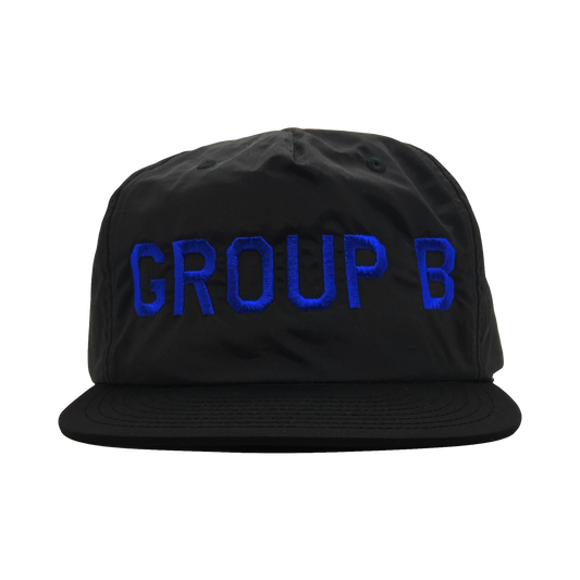 GROUP B NYLON CAP BLACK