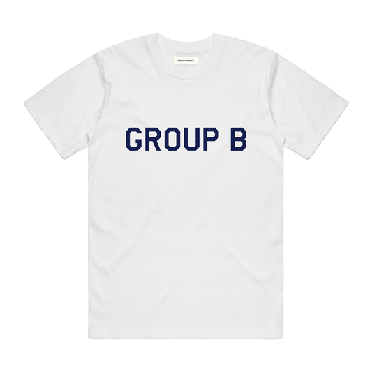 GROUP B TEE WHITE