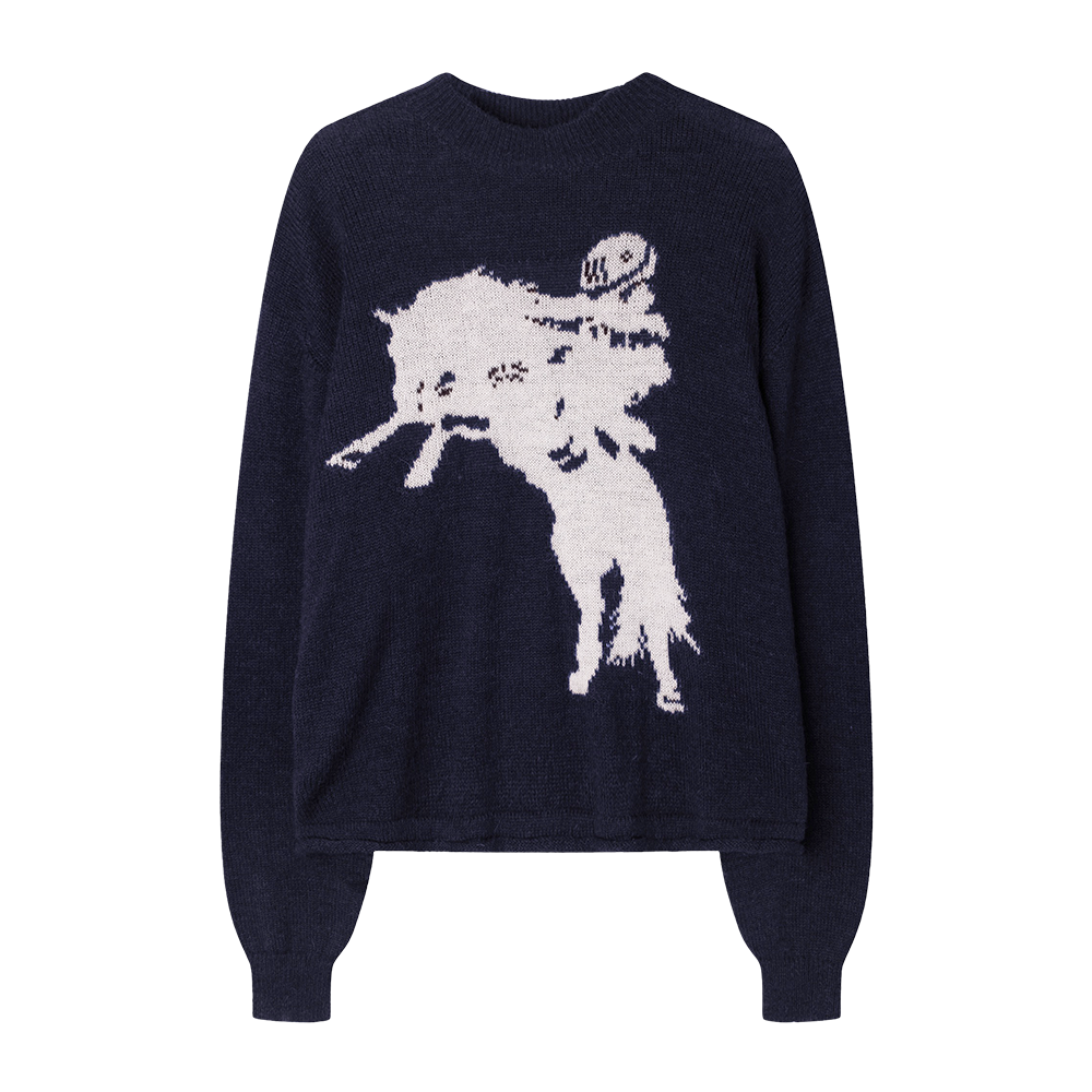 PC X MWCS HORSE INTARSIA KNIT SWEATER