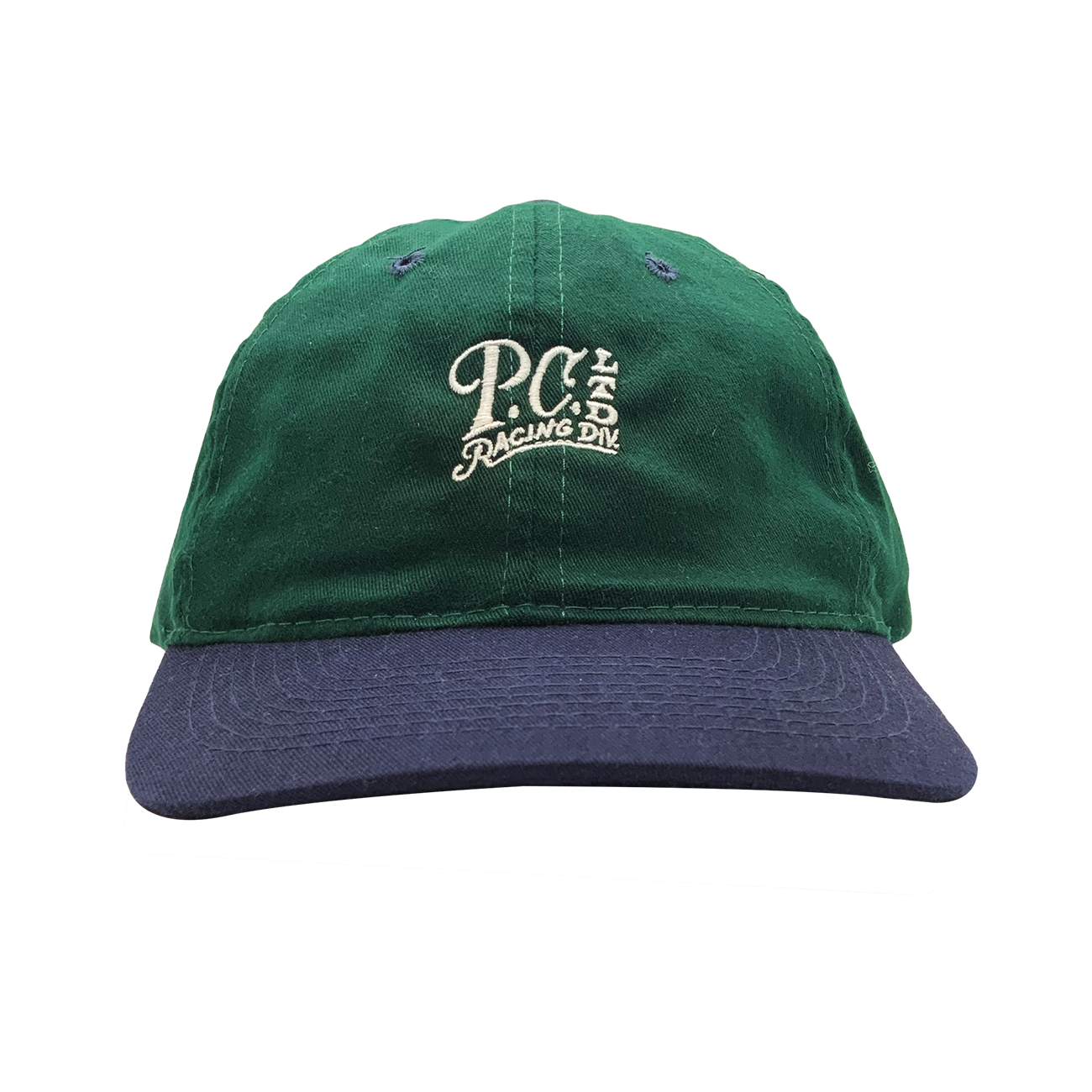 P.C. RACING DVSN. HAT GREEN/NAVY