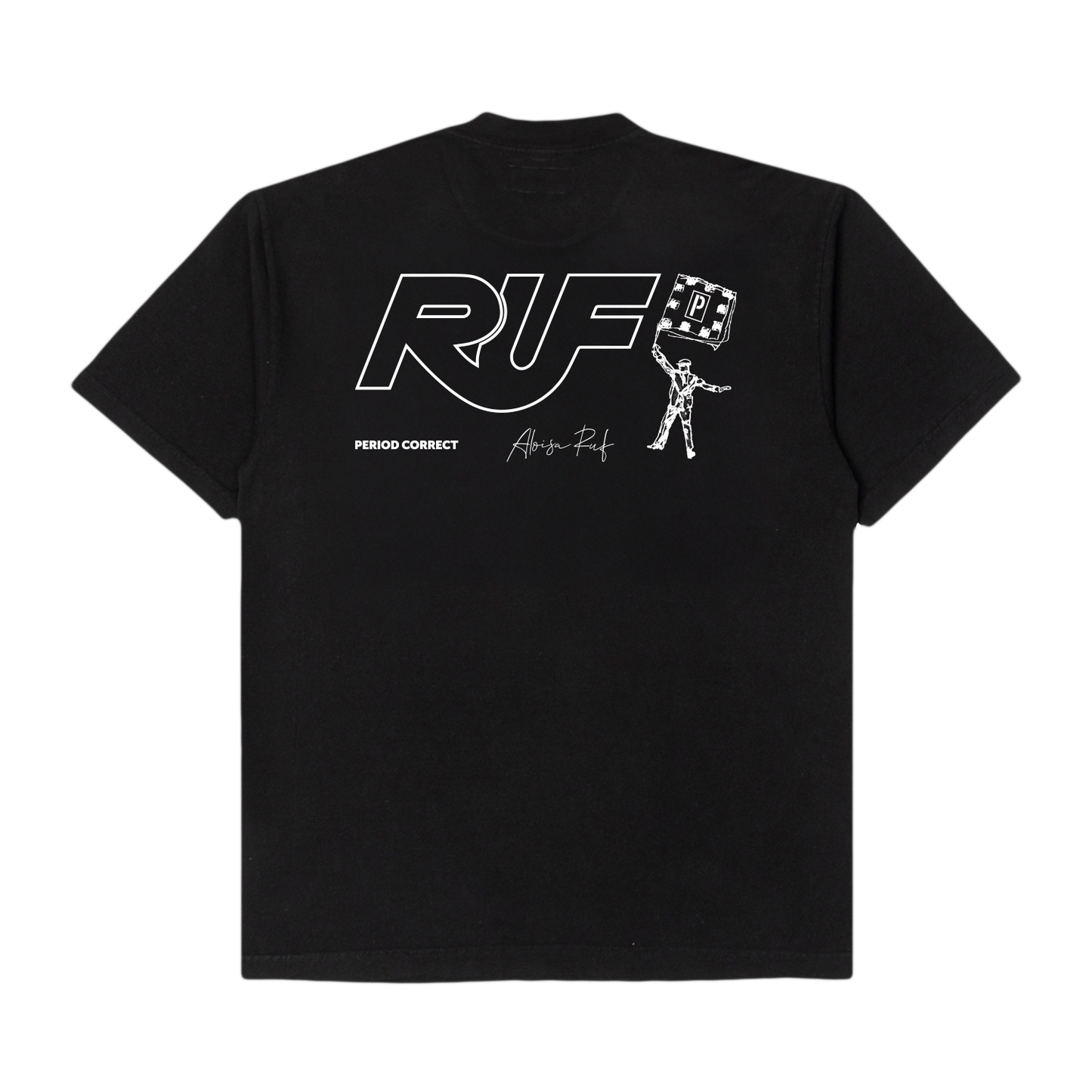 P.C. x ALOISA RUF 2.0 LOGOS TEE BLACK