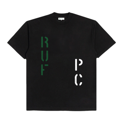 P.C. x ALOISA RUF 2.0 LOGOS TEE BLACK