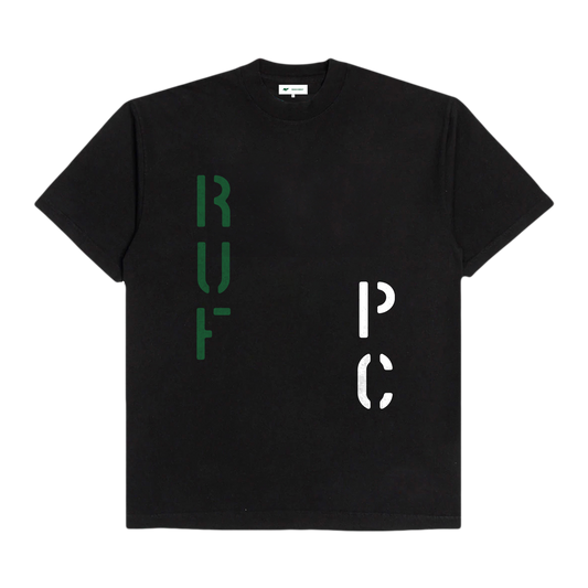 P.C. x ALOISA RUF 2.0 LOGOS TEE BLACK