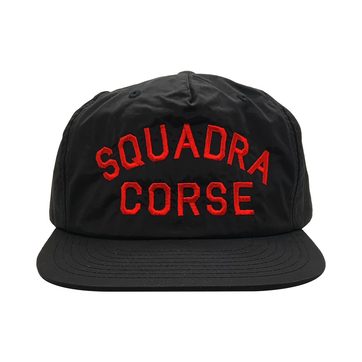 SQUADRA CORSE NYLON CAP BLACK