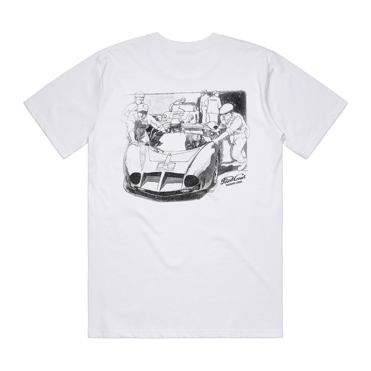 P.C. SQUADRA CORSE TEE WHITE