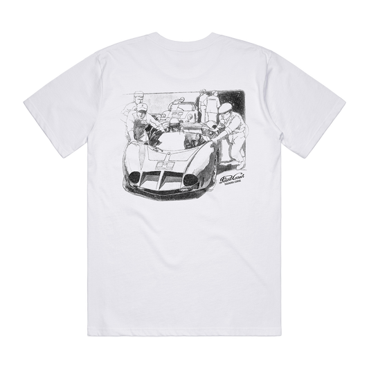 P.C. SQUADRA CORSE TEE WHITE