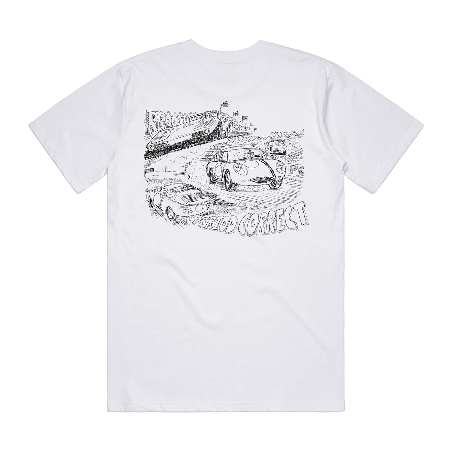 P.C. SQUADRA SKETCH TEE WHITE