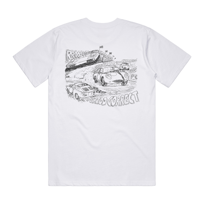 P.C. SQUADRA SKETCH TEE WHITE