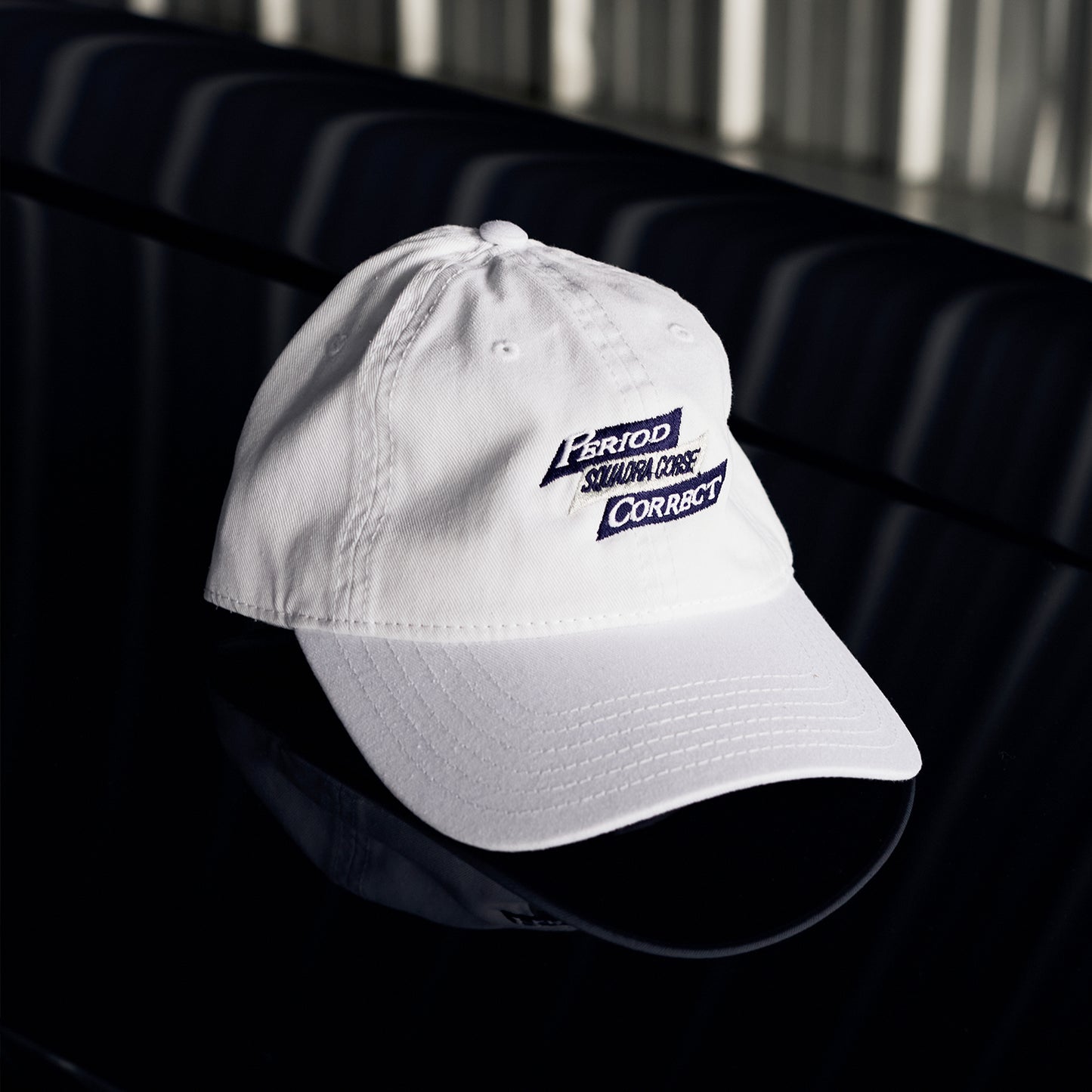 P.C. SQUADRA CORSE LOW PROFILE HAT WHITE