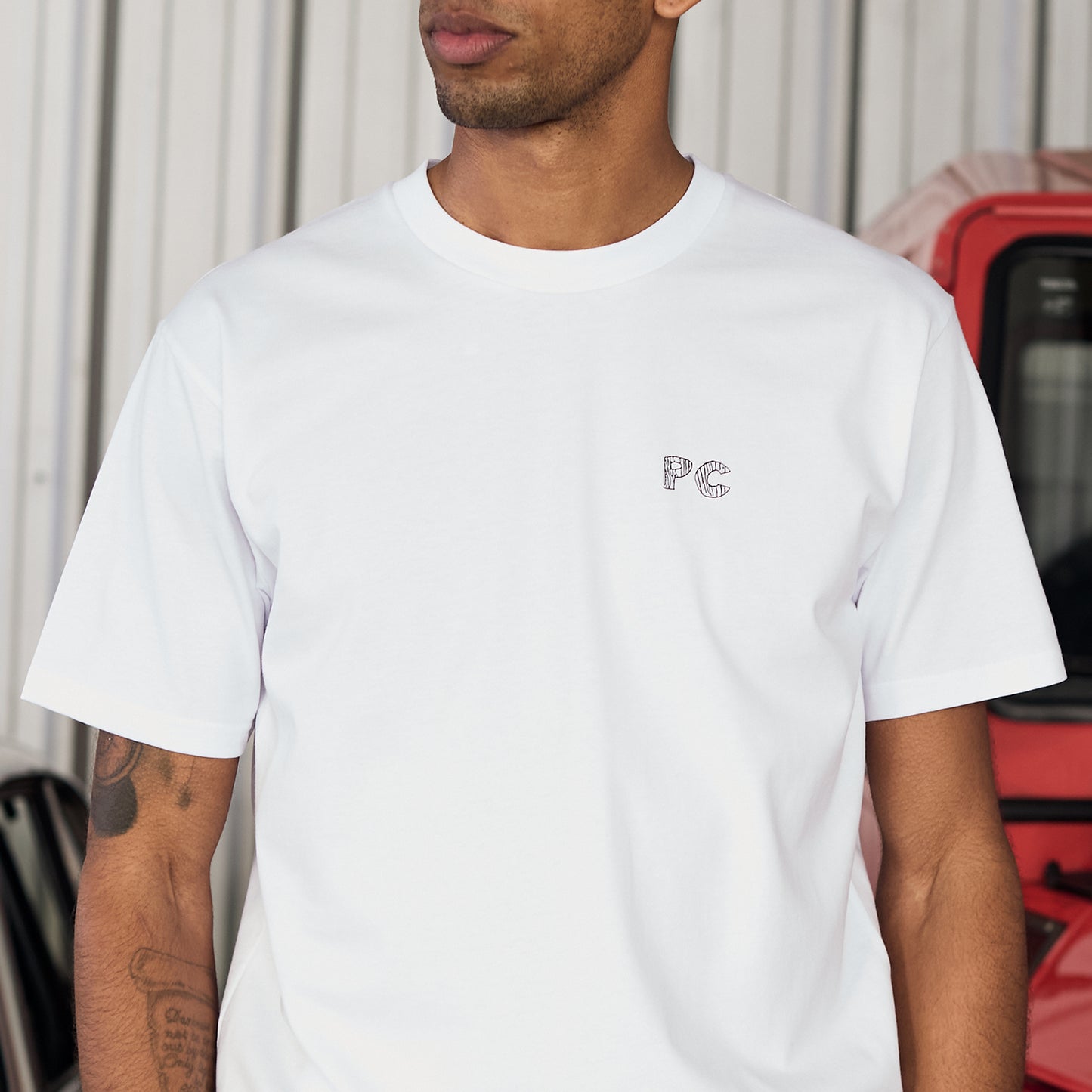 P.C. SQUADRA SKETCH TEE WHITE