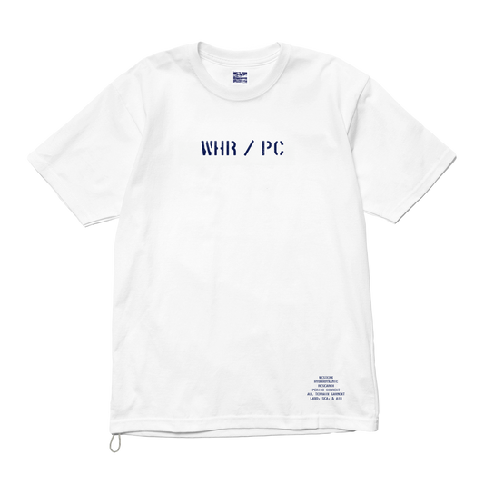 P.C. x WHR TEE WHITE