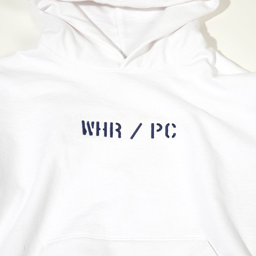 P.C. x WHR HOODIE WHITE