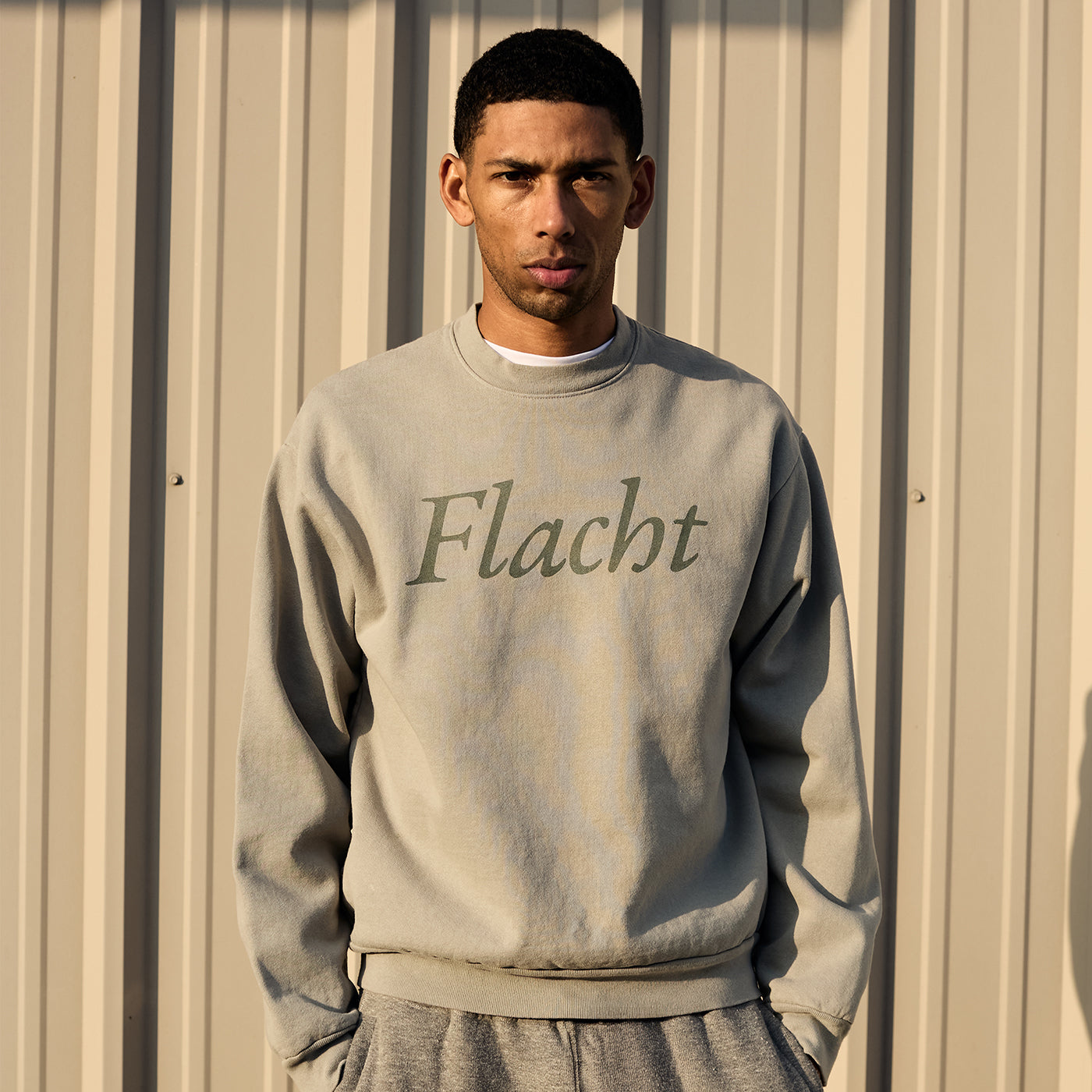 FLACHT CREWNECK SAGE GREEN