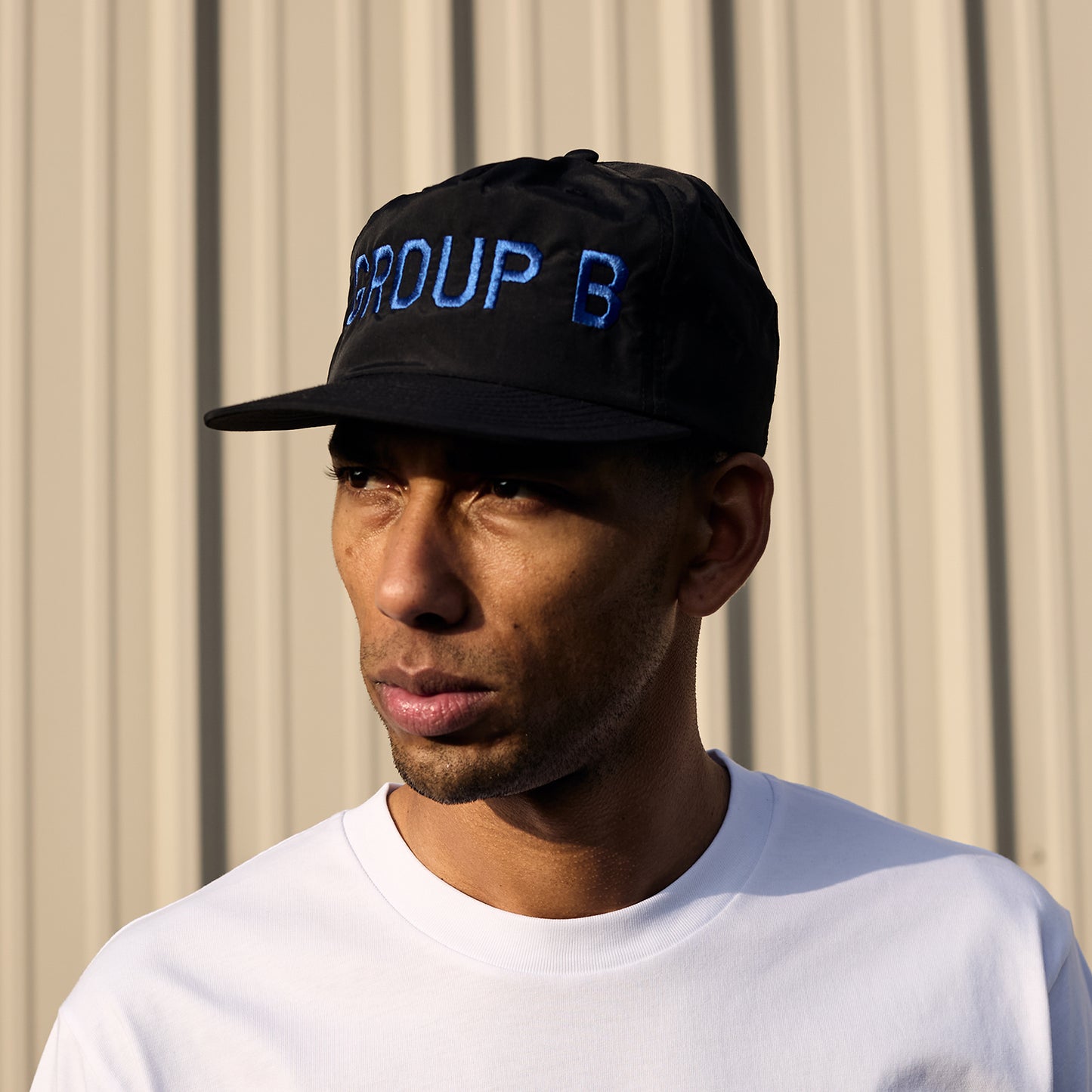 GROUP B NYLON CAP BLACK