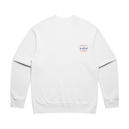RACE CREWNECK WHITE
