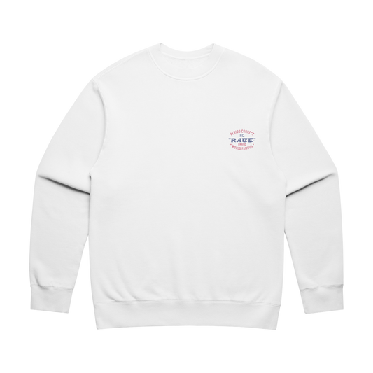RACE CREWNECK WHITE