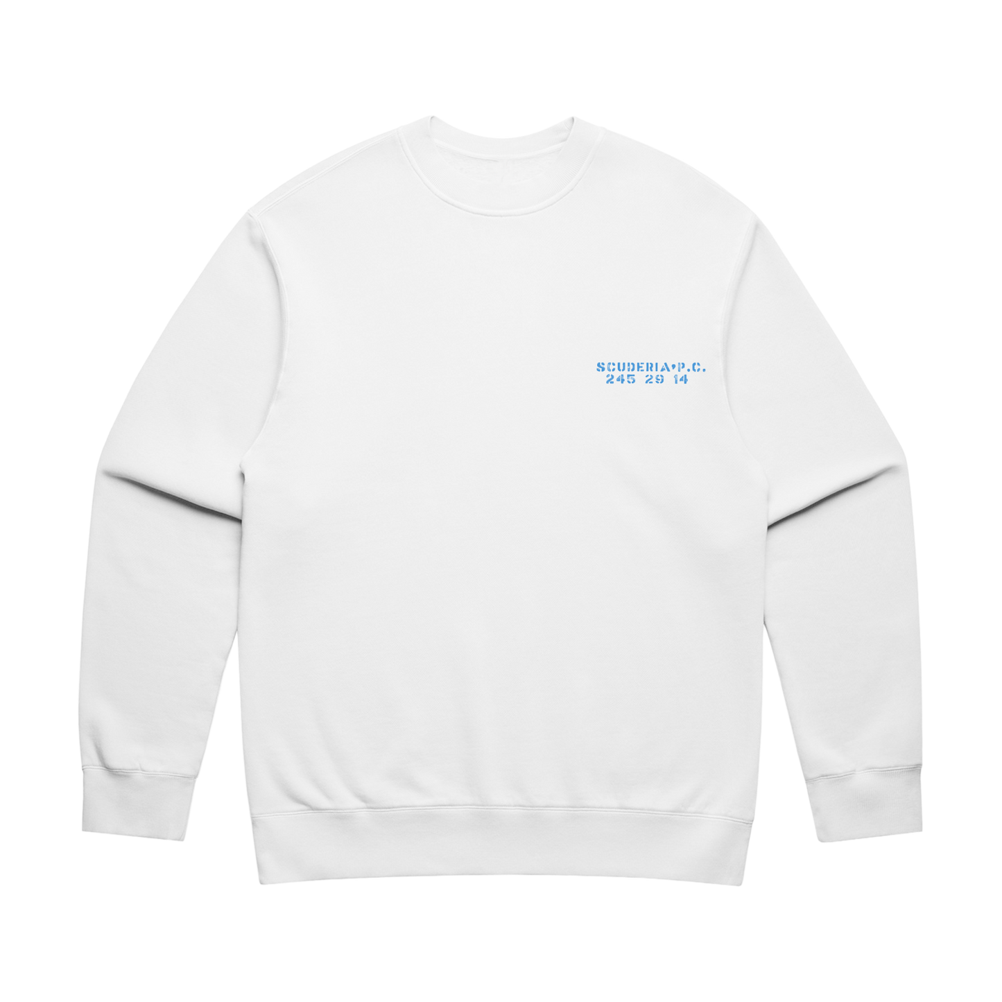 SCUDERIA CREWNECK WHITE
