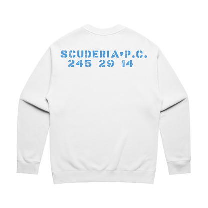SCUDERIA CREWNECK WHITE