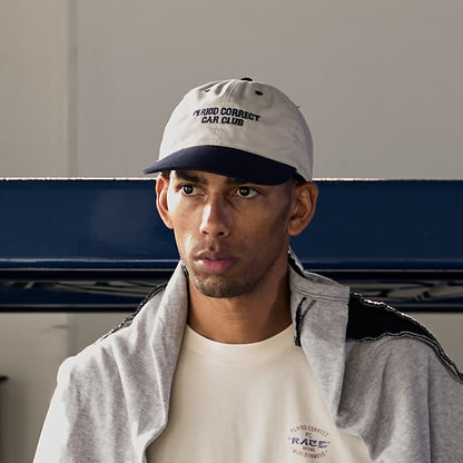 P.C. CAR CLUB HAT SILVER/NAVY