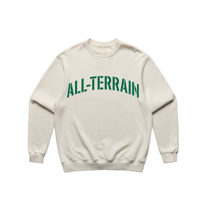 P.C. X TOYO TIRES ALL TERRAIN CREWNECK CREAM